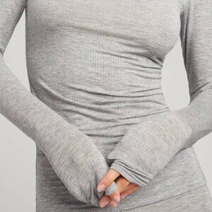 Negative Underwear Whipped Long Sleeve Heather Grey